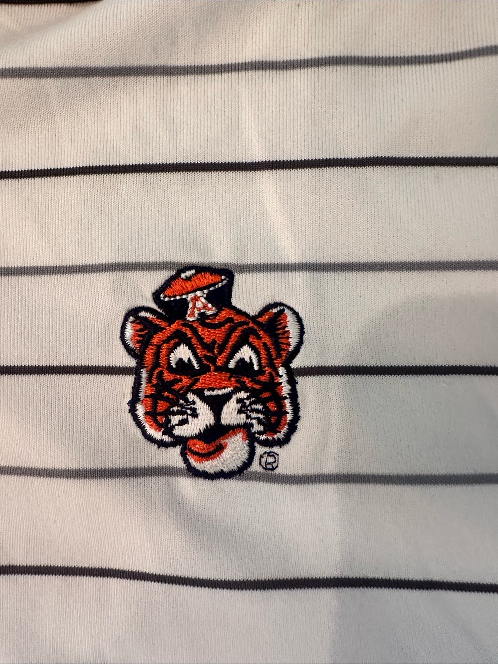Under Armour Auburn Tigers HeatGear Striped Polo Size XL - Picture 6 of 7